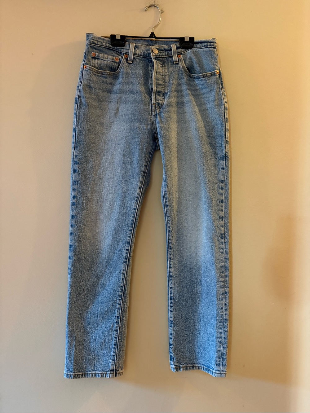 Levi's 501 Original Straight Leg Jeans Medium Wash Size Sz 29x30.